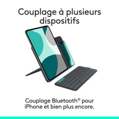 Etui clavier - Logitech - Flip Folio - Pour iPad et iPad Air 11 pouces
