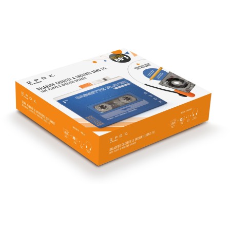 Baladeur Cassette - BIGBEN - Bluetooth - REWIND+ - Bleu