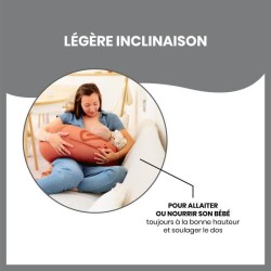 Babymoov B.LOVE Coussin de Maternité & Allaitement avec Remplissage M