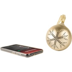 Enceinte bluetooth - BIGBEN - Format Boule de Noël - Or