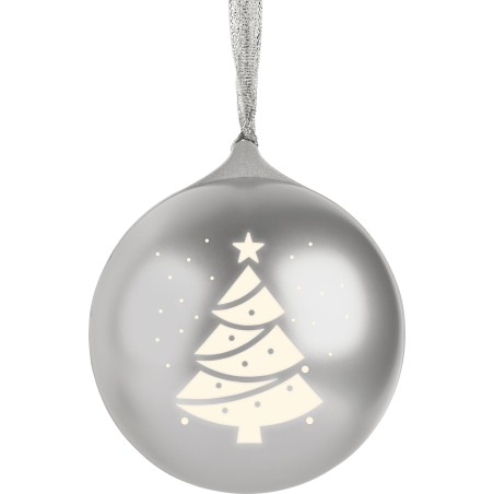 Enceinte bluetooth - BIGBEN - Format Boule de Noël - Argent