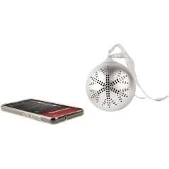 Enceinte bluetooth - BIGBEN - Format Boule de Noël - Argent