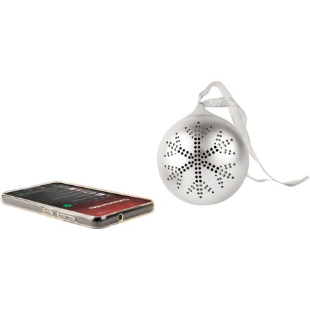 Enceinte bluetooth - BIGBEN - Format Boule de Noël - Argent