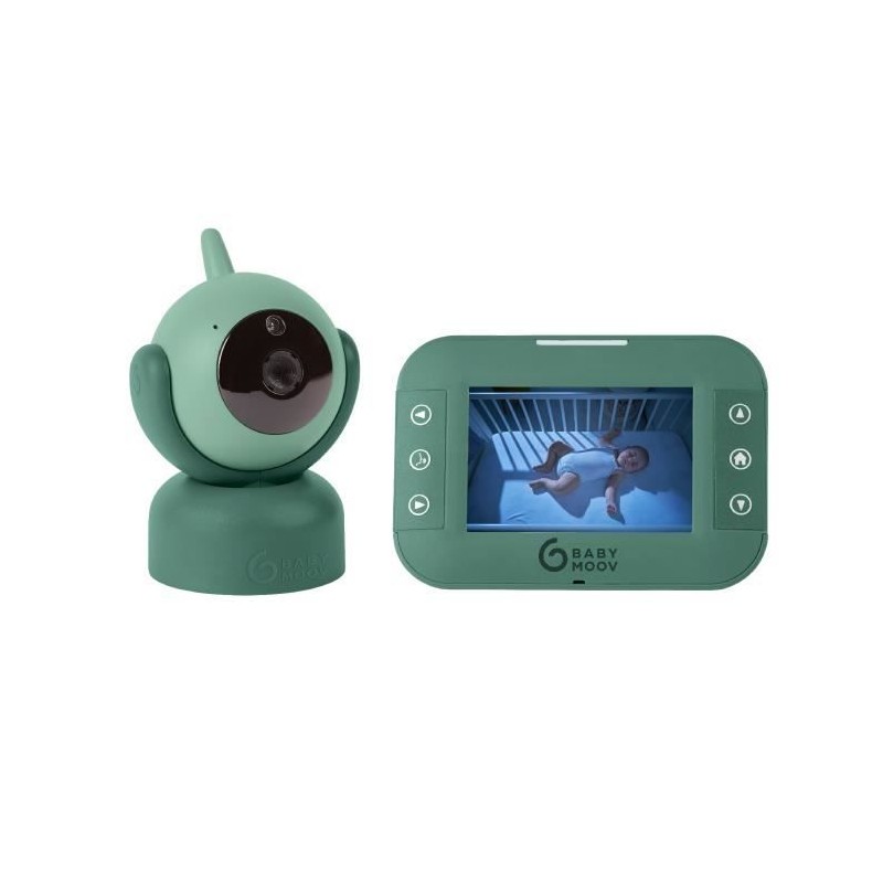 Babymoov Babyphone vidéo YOO Twist - Caméra motorisée avec vue a 36