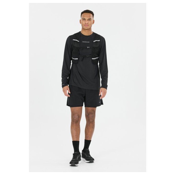 Gilet de Course - ENDURANCE - Boona Gourdes Souples Inclues - Taille L/XL - Noir Gilet de Course - ENDURANCE - Boona Gourdes Souples Inclues - Taille L/XL - Noir