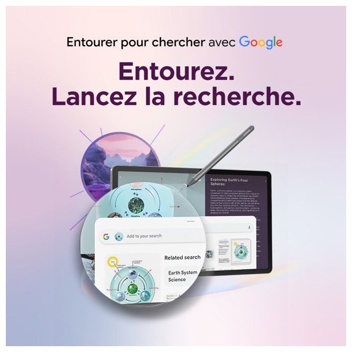 Tablette tactile LENOVO Idea Tab - 11 2,5K IPS - 8 Go RAM - Stockage 128 Go - Gris+ Stylet Tablette tactile LENOVO Idea Tab - 11 2,5K IPS - 8 Go RAM - Stockage 128 Go - Gris+ Stylet