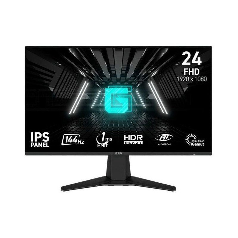 Ecran PC Gamer - MSI - 23.8 - FHD - 144Hz - Dalle IPS - 1ms - G242L E1