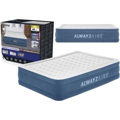 Matelas gonflable - BESTWAY - 67624 - 203x152x46 cm - Bleu/Blanc - Cam