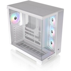 Boîtier PC sans alimentation - THERMALTAKE - View 380 XL TG ARGB Snow - Moyen tour - Format ATX - 4x120mm A-RGB inclus - Blanc