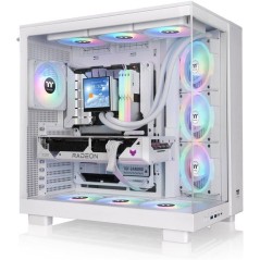 Boîtier PC sans alimentation - THERMALTAKE - View 380 XL TG ARGB Snow