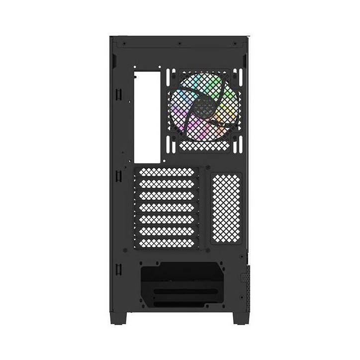 Boîtier PC sans alimentation - THERMALTAKE - View 290 TG ARGB - Moyen tour - Format ATX - 3x120mm A-RGB inclus - Noir Boîtier PC sans alimentation - THERMALTAKE - View 290 TG ARGB - Moyen tour - Format ATX - 3x120mm A-RGB inclus - Noir
