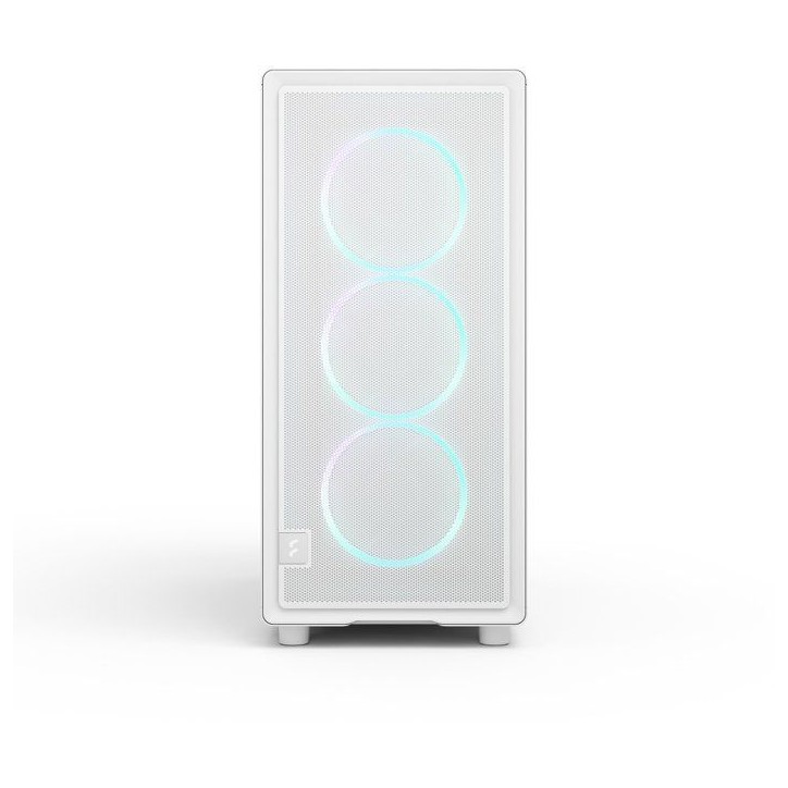 Boîtier PC - Fractal Design - FD-C-EPO1A-05 - Blanc - Verre trempé - Éclairage RGB - 3 ventilateurs inclus Boîtier PC - Fractal Design - FD-C-EPO1A-05 - Blanc - Verre trempé - Éclairage RGB - 3 ventilateurs inclus