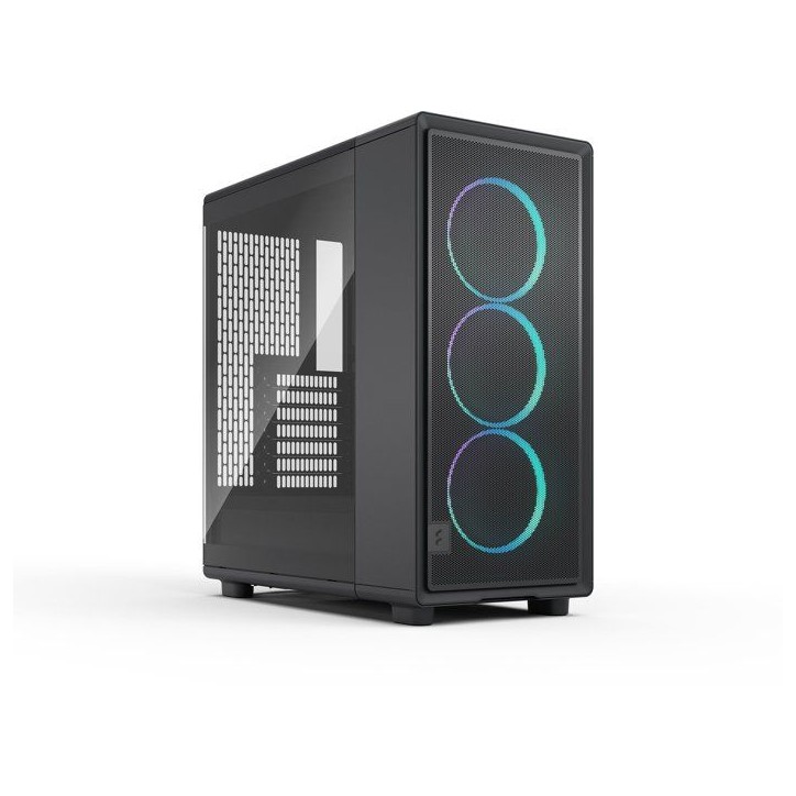 Boitier - Fractal Design - FD-C-EPO1A-04 - Noir - TG RGB Light tint - Station pour composant PC Boitier - Fractal Design - FD-C-EPO1A-04 - Noir - TG RGB Light tint - Station pour composant PC