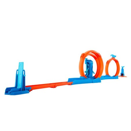 Circuit de bille Hot wheels Créateur de circuits : une frénésie de triples boucles