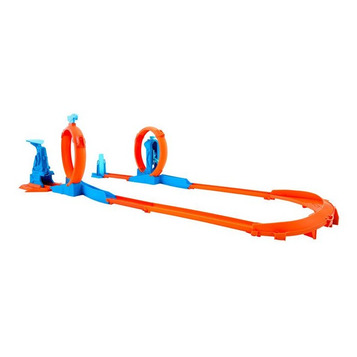 Circuit de bille Hot wheels Créateur de circuits : une frénésie de triples boucles Circuit de bille Hot wheels Créateur de circuits : une frénésie de triples boucles