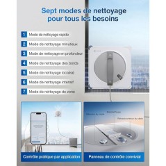ECOVACS W2s OMNI - Robot Nettoyeur de vitres avec Station - Nettoyage