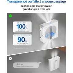 ECOVACS W2s OMNI - Robot Nettoyeur de vitres avec Station - Nettoyage