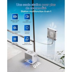 ECOVACS W2s OMNI - Robot Nettoyeur de vitres avec Station - Nettoyage