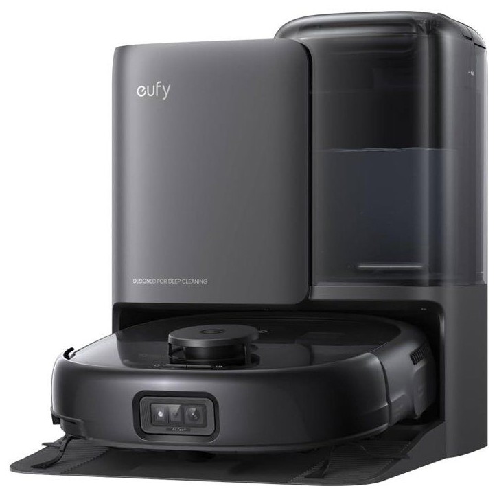 EUFY Omni E25 - Robot Aspirateur Laveur - Systeme HydroJet - 20 000 Pa - Brosses démelantes DuoSpiral - Station Tout-en-Un EUFY Omni E25 - Robot Aspirateur Laveur - Systeme HydroJet - 20 000 Pa - Brosses démelantes DuoSpiral - Station Tout-en-Un
