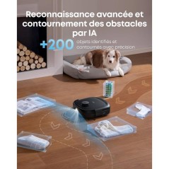 EUFY Omni E25 - Robot Aspirateur Laveur - Systeme HydroJet - 20 000 Pa