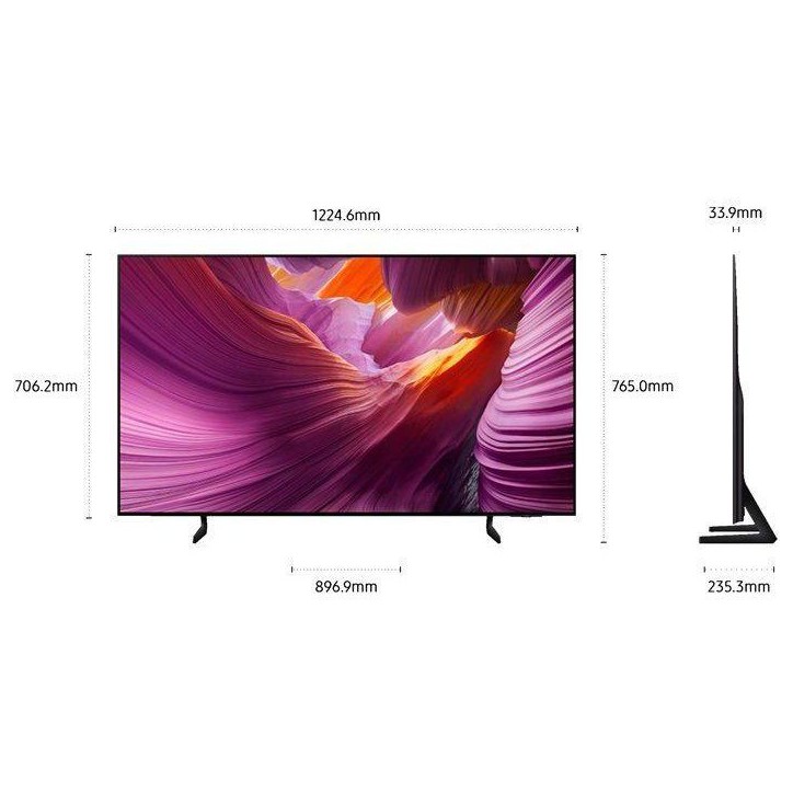 SAMSUNG 55S85F - TV OLED 55 (140 cm) - 4K UHD 3840x2160 - Dolby Atmos - 100 Hz - Smart TV - 4x HDMI - HDMI 2.1 SAMSUNG 55S85F - TV OLED 55 (140 cm) - 4K UHD 3840x2160 - Dolby Atmos - 100 Hz - Smart TV - 4x HDMI - HDMI 2.1