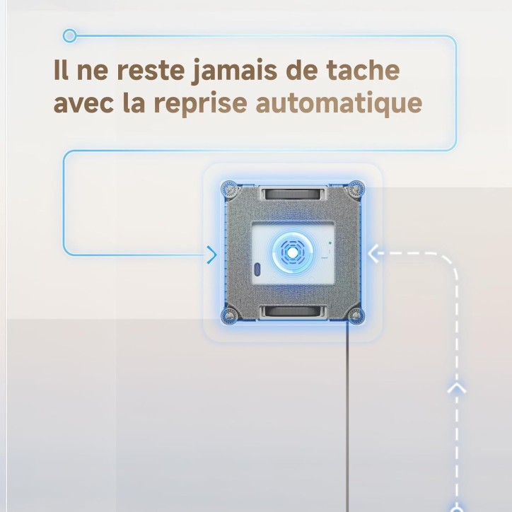 DREAME C1 - Robot Laveur de Vitres - Protection et Sécurité Fiables - Technologie CornerClean - Nettoyage Humide Minutieux DREAME C1 - Robot Laveur de Vitres - Protection et Sécurité Fiables - Technologie CornerClean - Nettoyage Humide Minutieux