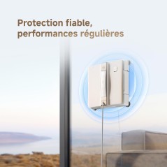 DREAME C1 - Robot Laveur de Vitres - Protection et Sécurité Fiables