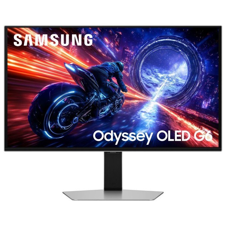 Ecran PC Gamer - SAMSUNG - 27'' - QHD - 500Hz - Dalle QD-OLED - 0,03 ms - Ajustable en hauteur - ODYSSEY OLED G6 - G60SF Ecran PC Gamer - SAMSUNG - 27'' - QHD - 500Hz - Dalle QD-OLED - 0,03 ms - Ajustable en hauteur - ODYSSEY OLED G6 - G60SF