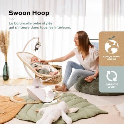 Babymoov Balancelle Bébé Swoon Hoop - Télécommande incluse, Ultra