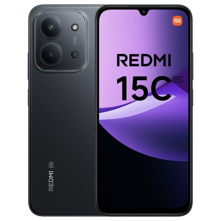XIAOMI - Redmi Note 15C 5G - 4 / 256 Go - Noir XIAOMI - Redmi Note 15C 5G - 4 / 256 Go - Noir