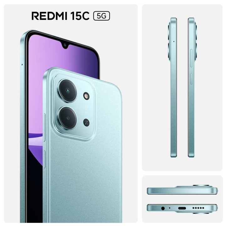 XIAOMI - Redmi Note 15C 5G - 4 / 256 Go - Vert menthe