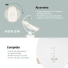Babymoov Balancelle Bébé Swoon Hoop - Télécommande incluse, Ultra