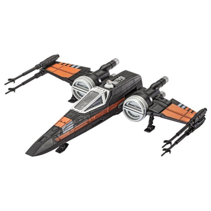 Vaisseau a construire - REVELL - Build & Play - Star Wars - Poe X-Wing Fighter - Sons et lumieres - Des 6 ans Vaisseau a construire - REVELL - Build & Play - Star Wars - Poe X-Wing Fighter - Sons et lumieres - Des 6 ans