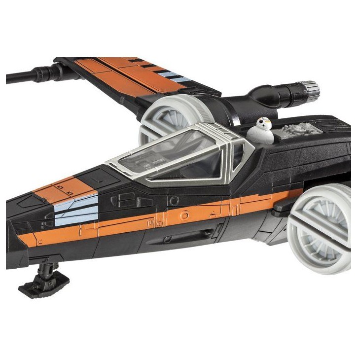 Vaisseau a construire - REVELL - Build & Play - Star Wars - Poe X-Wing Fighter - Sons et lumieres - Des 6 ans Vaisseau a construire - REVELL - Build & Play - Star Wars - Poe X-Wing Fighter - Sons et lumieres - Des 6 ans