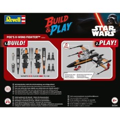 Vaisseau a construire - REVELL - Build & Play - Star Wars - Poe X-Wing