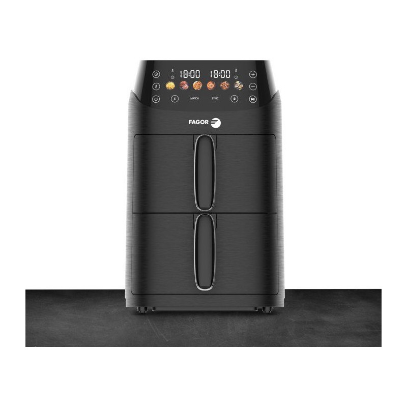 Friteuse sans huile - FAGOR - FG3301 - Capacité 5 L - Double cuves 2,