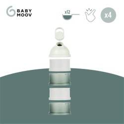 Babymoov Boîtes Doseuses de Lait en Poudre Babydose - Bec verseur erg