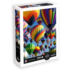 Puzzle - SENTOSPHERE - Calypto - 1000 pieces - Montgolfieres - Toucher