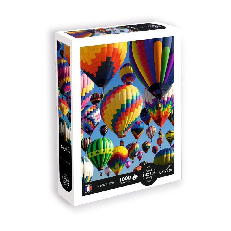 Puzzle - SENTOSPHERE - Calypto - 1000 pieces - Montgolfieres - Toucher