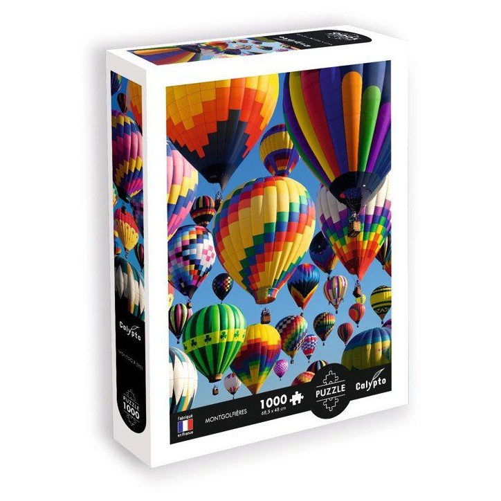 Puzzle - SENTOSPHERE - Calypto - 1000 pieces - Montgolfieres - Toucher soyeux - Des 9 ans Puzzle - SENTOSPHERE - Calypto - 1000 pieces - Montgolfieres - Toucher soyeux - Des 9 ans