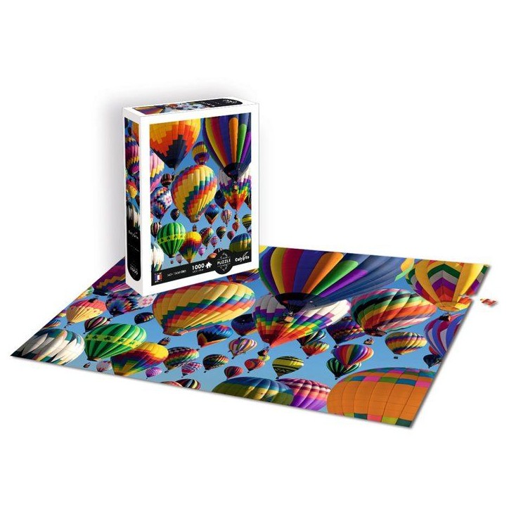 Puzzle - SENTOSPHERE - Calypto - 1000 pieces - Montgolfieres - Toucher soyeux - Des 9 ans Puzzle - SENTOSPHERE - Calypto - 1000 pieces - Montgolfieres - Toucher soyeux - Des 9 ans