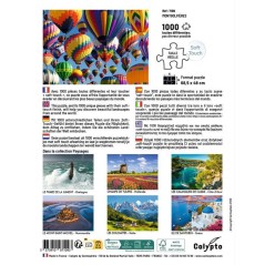 Puzzle - SENTOSPHERE - Calypto - 1000 pieces - Montgolfieres - Toucher