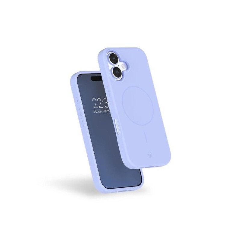 Coque MagSafe - IPhone17 - Silicone Renforcée - Bleu ciel
