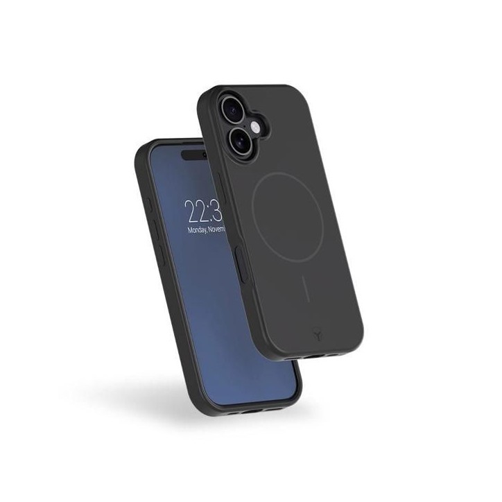 Coque MagSafe - IPhone17 - Silicone Renforcée - Noir Coque MagSafe - IPhone17 - Silicone Renforcée - Noir