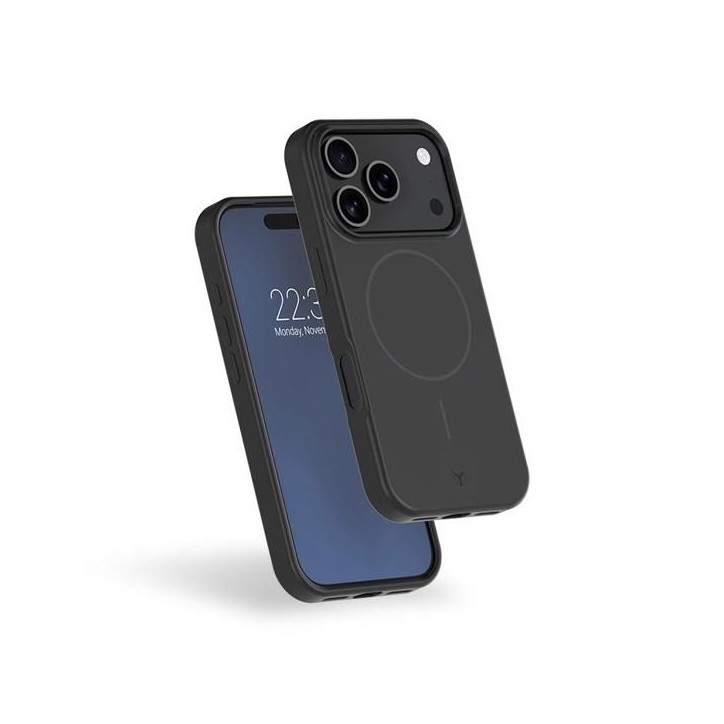 Coque MagSafe - IPhone17 Pro - Silicone Renforcée - Noir Coque MagSafe - IPhone17 Pro - Silicone Renforcée - Noir
