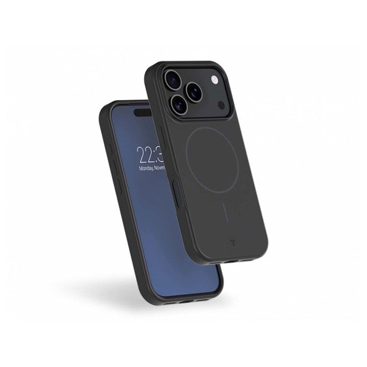 Coque MagSafe - IPhone17 Pro - Silicone Renforcée - Noir Coque MagSafe - IPhone17 Pro - Silicone Renforcée - Noir