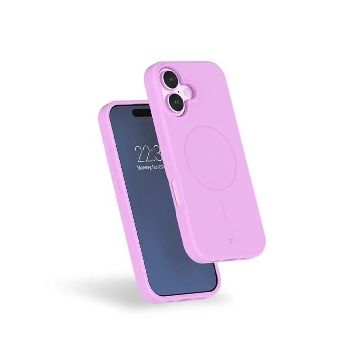 Coque MagSafe - IPhone17 - Silicone Renforcée - Violet Coque MagSafe - IPhone17 - Silicone Renforcée - Violet