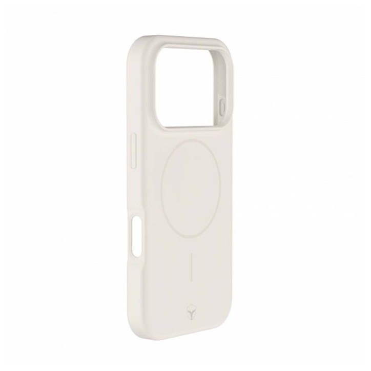 Coque MagSafe - IPhone17 Pro - Silicone Renforcée - Blanc Coque MagSafe - IPhone17 Pro - Silicone Renforcée - Blanc