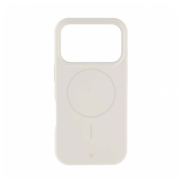 Coque MagSafe - IPhone17 Pro - Silicone Renforcée - Blanc Coque MagSafe - IPhone17 Pro - Silicone Renforcée - Blanc