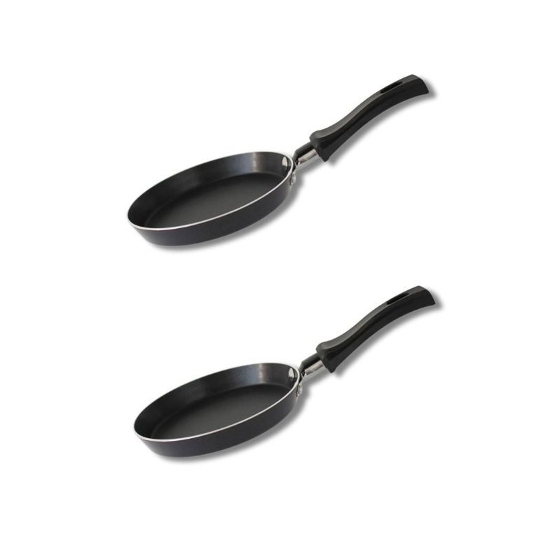 Ensemble de 2 mini poele a crepe - ELO - Jewel de Luxe - Ø 14 cm - Re